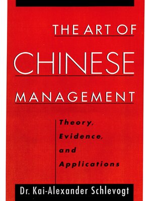 cover image of The Art of Chinese Management